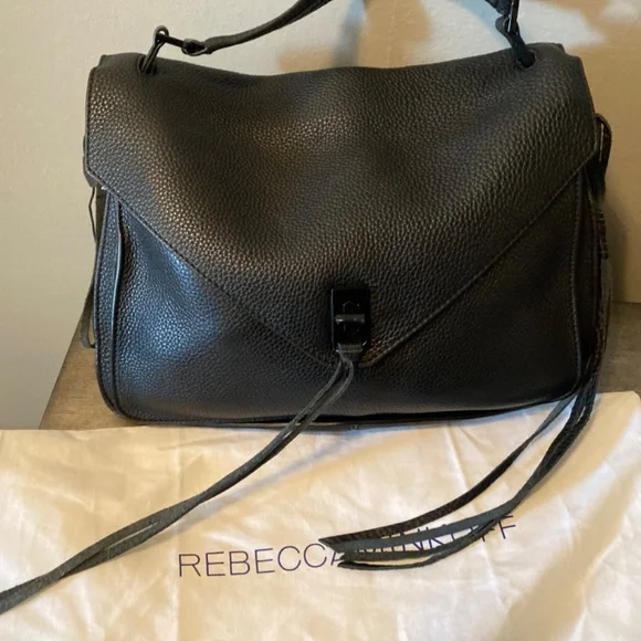 Black leather Rebecca Minkoff satchel new w/o tag - Picture 3 of 12